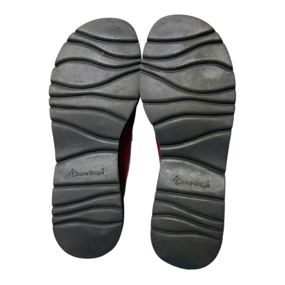 👡 Bear Traps Red Leather Slip-On Mules Comfort Loafers Women’s Size 8 - Picture 6 of 7